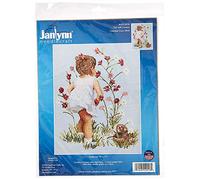 JanlynnKit de Broderie au Point de Croix., Coton, Multicolore, 12" x 16"