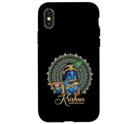 Janmashtami Krishna Divinité - Vœux de Festival Religieux Hi Coque pour iPhone X/XS