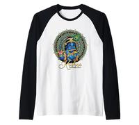Janmashtami Krishna Divinité - Vœux de Festival Religieux Hi Manche Raglan