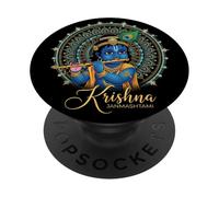 Janmashtami Krishna Divinité - Vœux de Festival Religieux Hi PopSockets PopGrip Adhésif