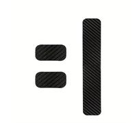 Janmobrian Autocollant Velo, Stickers Velo Lot De 3 Protections Chaîne Vélo en Fibre Carbone Noire, for Cadre, Protection VTT, Accessoires