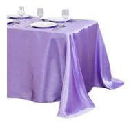 Janmobrian Nappe Rectangulaire,Nappe Nappe en Satin, Couverture de Table, Superposition for Anniversaire, Mariage, Banquet, Restaurant, Festival, Fourniture de fête(N,145x275cm)