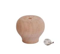 Janmobrian Pied de Meuble,Pied de Lit 8 pièces Meubles en Bois Massif rehaussent Les Jambes canapé Tabouret augmenté Coussin lit Meuble TV Table Basse Ronde rehausser Les Pieds pièces de Meubles(A2)