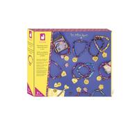 Janod - 10 Bracelets à Créer - Style Floral & Liberty - Accessoires fournis : Perles, Pompoms, Grelots - 3h+ d'Activité - Dès 7 Ans