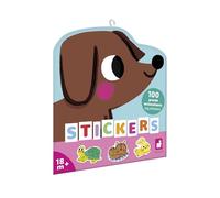Janod Stickers autocollants Pack 100 – Animaux de compagnie – Grand format – Dès 18 mois