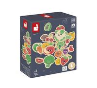 Janod Aimants Fruits et légumes – 24 pièces