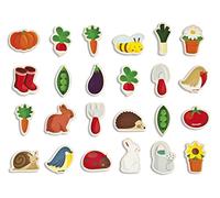 Janod - 4508156 - Magnets en Bois - Jardin - 24 pièces