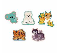 Janod - 5 Puzzles évolutifs Animaux