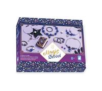 Janod - 8 Bijoux à Créer - Thème Sorcières et Sorciers - Les Ateliers Bijoux - 8 Bijoux à Créer - Kit Loisir Créatif Enfant - Apprentissage Motricité Fine et Concentration - Dès 8 ans - J09132