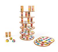 Janod - Acrobat' - Jeu d'adresse et de Stratégie - Jeux de Société Enfant - Concentration et Motricité Fine - 2 Joueurs et Plus - Dès 5 Ans, J02757