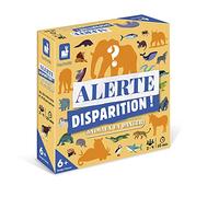 Janod - Alerte Disparition ! Animaux Menacés - Jeu de Société Enfant - Jeu Educatif Collaboratif - Jeu pour la Famille - Observation et Mémoire Langue Française - Dès 6 Ans, J02458