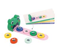 Janod Jouet éducatif Algorithmes Grenouille – Apprendre les couleurs et les suites – Dès 36 mois