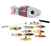 Janod Bois Sardine Magnétique Pêche Jeu 10 X Poisson Neuf En Boite 2