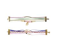 Janod Kit créatif enfant Mes Bracelets Bohèmes – 2 bijoux DIY à fabriquer – Dès 8 ans