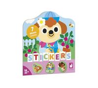 Stickers - Cahier de Stickers Repositionnables - Thème Le Jardin - Dès 18 mois - Loisir Créatif Enfant