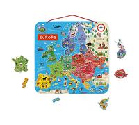 Janod Magnetic European Map Spanish Version Educational Toy Multicolore 12 Months-7 Years Enfants