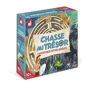 Janod - Chasse au Trésor Aventures Mythologiques - Jeu de Société Enfant - Jeu Educatif Collaboratif - Mythologie Grecque - Langue Française - Dès 10 Ans, J02452
