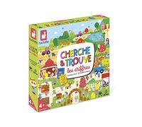 Janod Jeu Cherche et Trouve – Apprendre les chiffres, Collaboratif/compétitif – Dès 4 ans