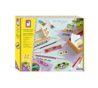 Janod - Coffret 13 Bijoux Pops à Créer + Métier à Tisser - Les Ateliers Bijoux - Kit Loisir Créatif Enfant - Apprentissage Motricité Fine et Créativité - Dès 8 ans - J07999