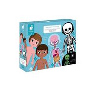 Janod Educational Puzzle-human Body-50 75 100 Pieces Multicolore 100 Enfants