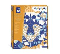 Janod - Coffret Mosaïque Enfant Animaux de la Forêt - Mysterix - Kit Loisir Créatif Enfant - 2 Tableaux à Réaliser - Autocollants Mousse - Motricité Fine et Concentration - Dès 7 Ans, J07974