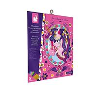 Janod - Coffret Mosaïques en Mousse Poneys et Licornes - Les Ateliers du Calme - Kit Loisir Créatif Enfant - Apprentissage Motricité Fine et Concentration - Dès 5 ans, J07957