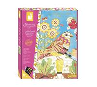 Janod - Coffret Peinture Aquarelle Animaux du Jardin - Les Ateliers du Calme - 4 Tableaux Avec Dorure - 6 ans, J07965