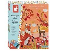 Janod Pearly Paint With 4 Seasons Stencil Multicolore 7-99 Years