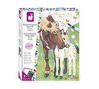 Peinture au numero aquarelle - chevaux - Janod Violet