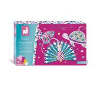 Janod - Coffret Pixel Strass Petites Décorations - Les Ateliers du Calme - Kit Loisir Créatif Enfant - Apprentissage Motricité Fine et Créativité - Dès 7 ans, J07947