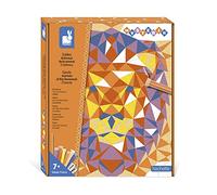 Janod - Coffret Sables Animaux de la Savane - 2 Tableaux à Réaliser - Mysterix - Kit Loisir Créatif Enfant - Dextérité et Concentration - Dès 7 Ans, J07978