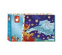 JANOD - Coffret Sequins à Coller Dragons - Les Ateliers du Calme - Kit Loisir Créatif Enfant - Apprentissage Motricité Fine et Concentration - Dès 6 Ans, J07921