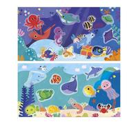 Janod Jeu créatif Stickers épais repositionnables La mer