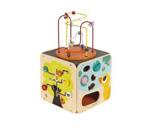 Janod - Cube géant d activités en bois Maxi Looping