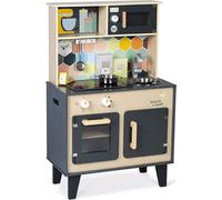 Janod Cuisine en bois pour enfants Mozaic avec tableau LED