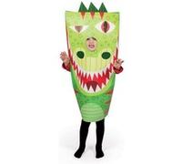 Janod - déguisement en papier sackanimo dragon multicolore G