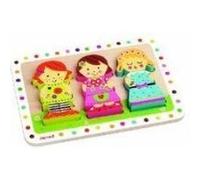 Janod Dolls Chunky Puzzle multicolore G
