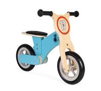 Janod - Draisienne Bikloon Little Racer, Draisienne en Bois - Développer la Motricité Globale et le Sens de l'Équilibre - Jouet en Bois Certifié FSC - De 2 à 5 Ans, J03285