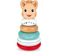 JANOD - Empilable Culbuto Sophie la girafe (bois) - Jeu de construction - Mixte - 12 mois et plus