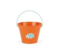 Janod, Exploration, Seau Enfant en Métal, Jouet de Jardin, Dès 3 Ans | Seau Léger avec Anse Mobile, Format Adapté aux Petites Mains, pour Transporter et Transvaser Eau, Terre ou Fleurs au Jardin