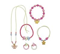 Janod Bijoux Magic Fairies Jolis Papillons – 6 pièces – Rose TU