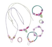Janod – Kit loisirs créatifs 7 bijoux à créer Thème fées, écrin inclus, dès 6 ans