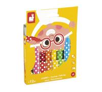 Janod, Feutres Jumbo Premier Âge, Coffret de 8, Dès 12 Mois | Grosse Pointe Bloquée, Encre Facilement Lavable, Grandes Surfaces de Coloriage, Premiers Dessins