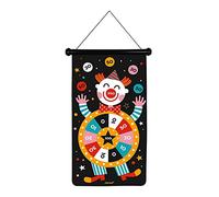 Janod Jeu de fléchettes magnétiques Cirque - Recto/verso, 6 fléchettes - Multicolore, 4-8 ans