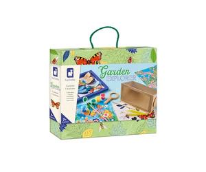 Janod - Garden Explorer - Mallette d'Explorateur - Kit de Loisirs Créatifs - 6 Activités Variées - Activité Manuelle pour Enfant - Nouvelle Collection - Jouet Enfant 6 Ans et + - J09113