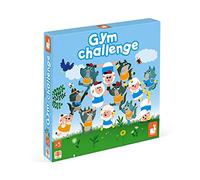 Janod - Gym Challenge - Jeu de Société Enfant en Bois - Jeu d'Observation et de Stratégie - Dès 5 ans, J02639