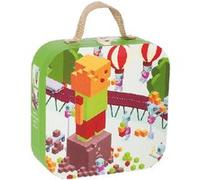 Janod - j02943 - valisette puzzle robocubes 24 pcs multicolore G