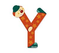 Janod J04566 Y Party B004XS8I86 Wooden Clown Letter, Multicoloured, one Size
