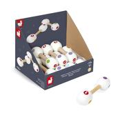 Janod - J07610 - Haltères Maracas Confetti - vendu à l'unité