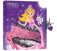 Janod J07857 Journal intime en carton/papier/métal Princesses